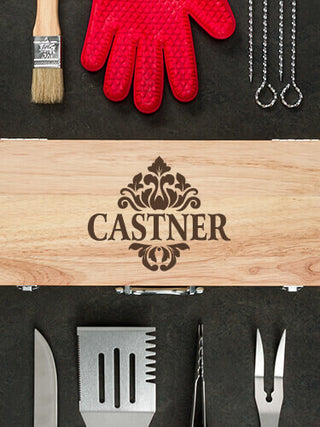 Classic Filigree : 10 Piece BBQ Set