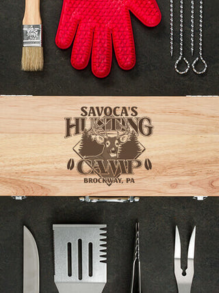 Deer Hunting Camp : 10 Piece BBQ Set