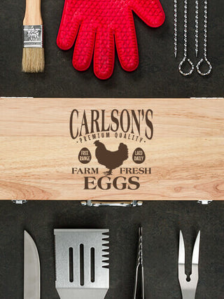 Farm Fresh Eggs : 10 Piece BBQ Set