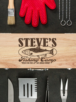 Fishing Camp : 10 Piece BBQ Set