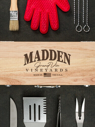 Grand Vineyards : 10 Piece BBQ Set