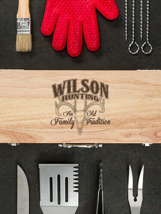 Hunting Family Tradition : 10 Piece BBQ Set