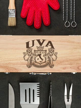 Italian Crest : 10 Piece BBQ Set