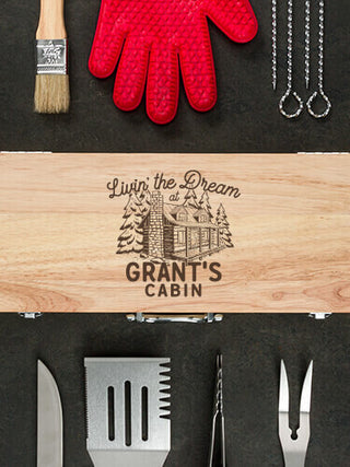 Livin' The Dream Cabin : 10 Piece BBQ Set