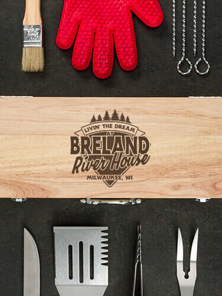 Livin' The Dream River House : 10 Piece BBQ Set