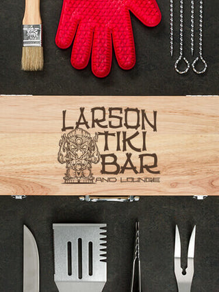 Tiki Bar : 10 Piece BBQ Set