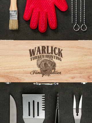 Turkey Hunting Family Tradition : 10 Piece BBQ Set