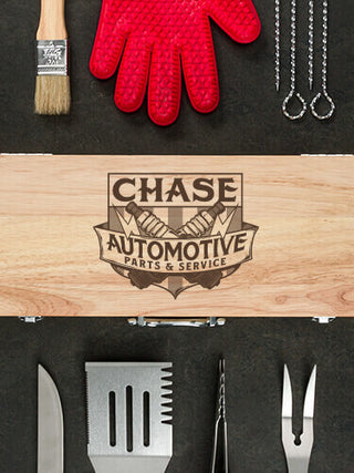 Vintage Automotive : 10 Piece BBQ Set