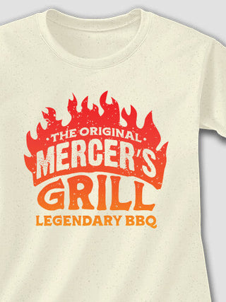 Legendary BBQ : Adult Ladies Fitted T-Shirt