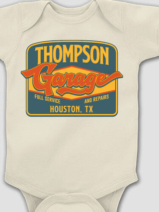 Retro Garage : Printed Baby Bodysuits