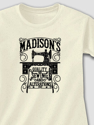 Sewing And Alterations : Adult Ladies Fitted T-Shirt