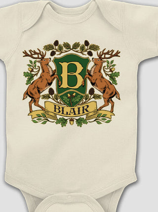 Stag Coat Of Arms : Printed Baby Bodysuits