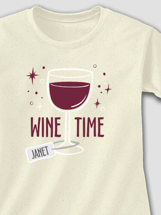 Wine Time : Printed T-Shirts