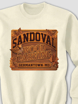 Wood Carving : Printed Sweatshirts