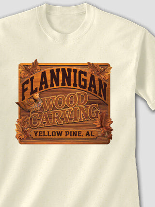 Wood Carving : Printed T-Shirts