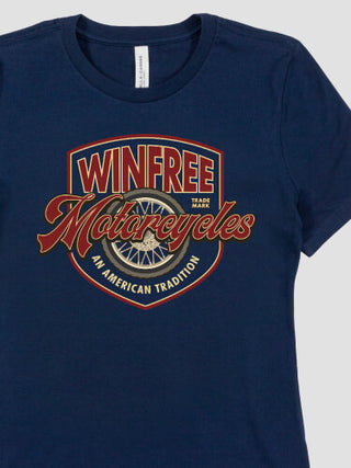American Motorcycle Tradition : Premium Ladies T-Shirts