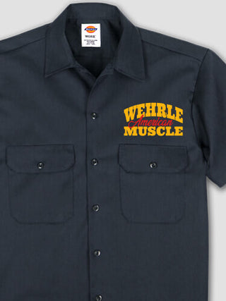 American Muscle Car : Embroidered Work Shirts