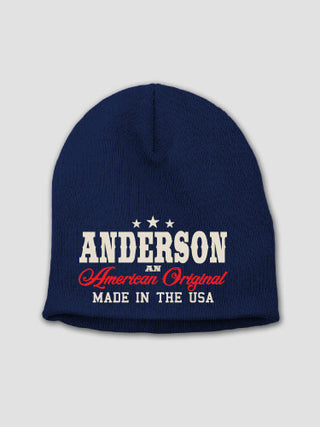 American Original : Embroidered Beanies