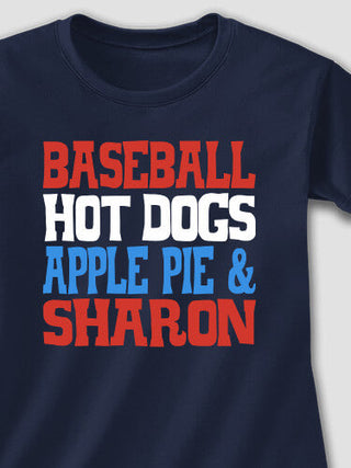 Americana : Adult Ladies Fitted T-Shirt