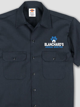 Animal Shelter : Embroidered Work Shirts