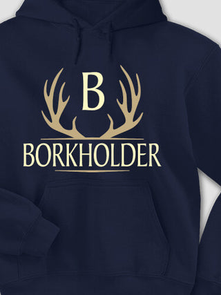 Antler Monogram : Printed Hoodies