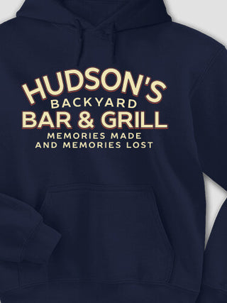 Backyard Bar and Grill : Printed Hoodies