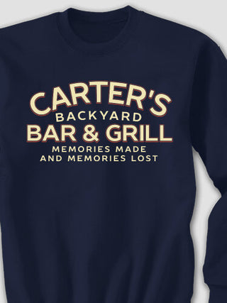 Backyard Bar and Grill : Printed Sweatshirts
