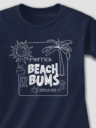 Beach Bums : Printed T-Shirts