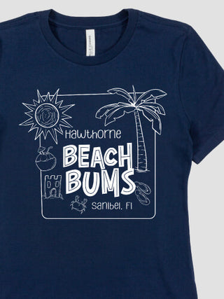 Beach Bums : Premium Ladies T-Shirts