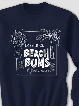 Beach Bums : Printed Sweatshirts