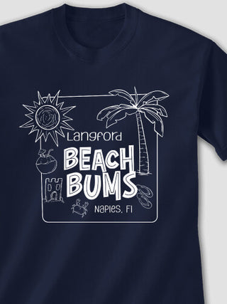 Beach Bums : Printed T-Shirts