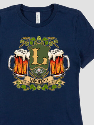 Beer Coat Of Arms : Premium Ladies T-Shirts