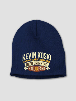 Beer Drinking Hall Of Fame : Embroidered Beanies