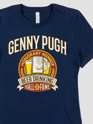 Beer Drinking Hall Of Fame : Premium Ladies T-Shirts