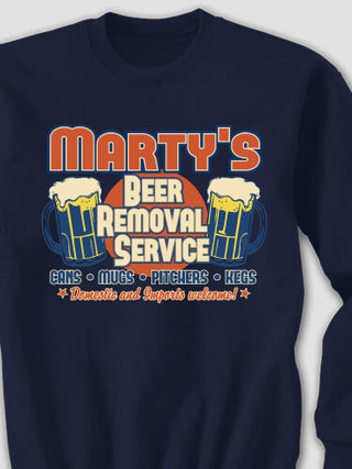 Beer Removal : Printed Sweatshirts