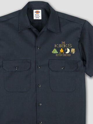 Better Together Camping : Embroidered Work Shirts