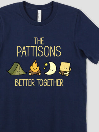Better Together Camping : Printed T-Shirts