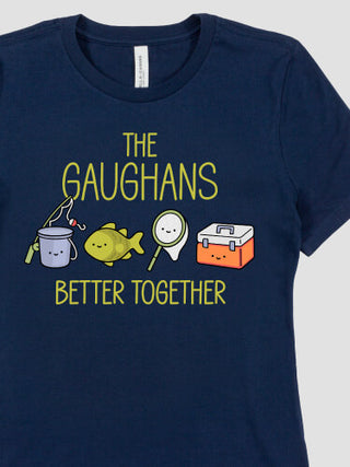Better Together Fishing : Premium Ladies T-Shirts