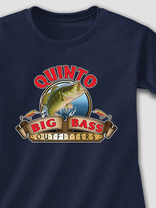 Big Bass Outfitters : Adult Ladies Fitted T-Shirt