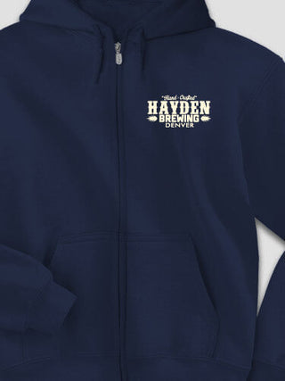 Brewing : Embroidered Zip Hoodies