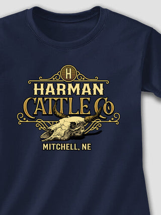 Cattle Company : Adult Ladies Fitted T-Shirt