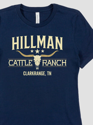 Cattle Ranch : Premium Ladies T-Shirts