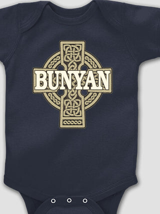 Celtic Stone Cross : Printed Baby Bodysuits