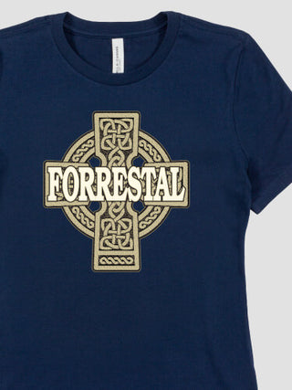 Celtic Stone Cross : Premium Ladies T-Shirts