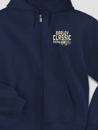 Classic 4X4s : Embroidered Zip Hoodies