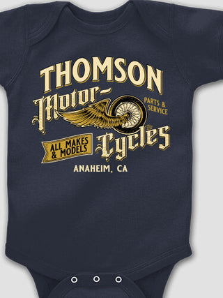 Classic Motorcycles : Printed Baby Bodysuits