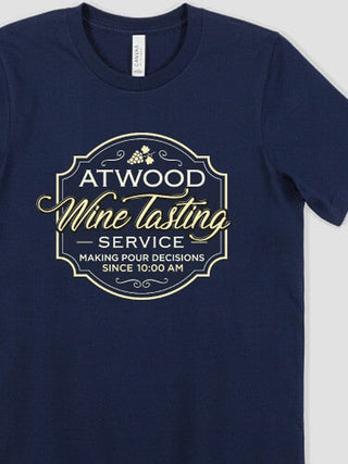 Classic Wine Tasting Services : Premium Printed T-Shirts
