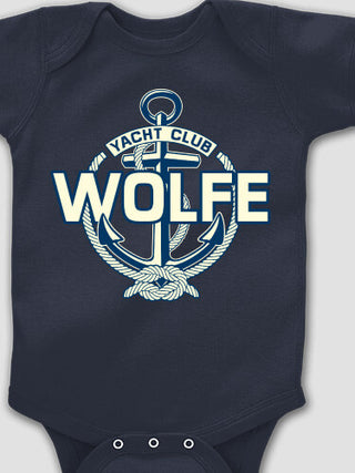 Classic Yacht Club : Printed Baby Bodysuits