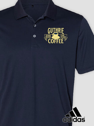 Coffee : Embroidered Adidas&reg; Polo Shirts