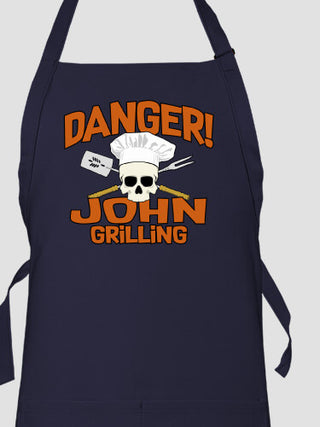 Danger Grilling : Printed Aprons